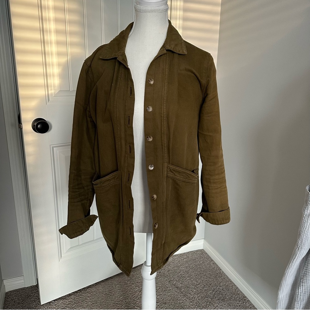 Sézane Khaki Will Jacket